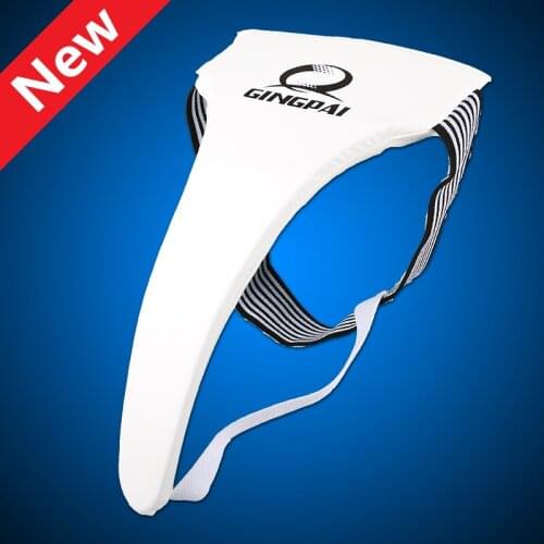 2020 New PU leather adult kid Taekwondo groin guard cup Protector WTF Muay Thai TKD support male Female crotch Guard Jockstrap