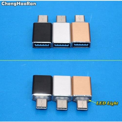ChengHaoRan Type C Adapter Type-C Male to USB 3.0 Female USB-C Converter Adapter OTG Cable for Samsung Letv Macbook LG Xiaomi