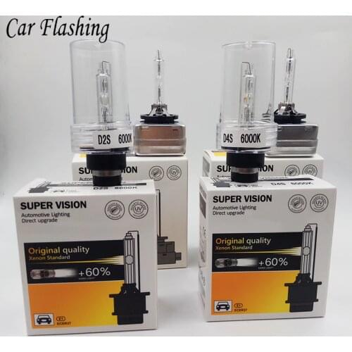 Car Flashing 1Pair D1S D2S D3S D4S xenon HID Bulbs HID headlight bulb D2 D3 D4 D1R D2R D3R D4R headlamp 4300K 6000K 8000K 10000K
