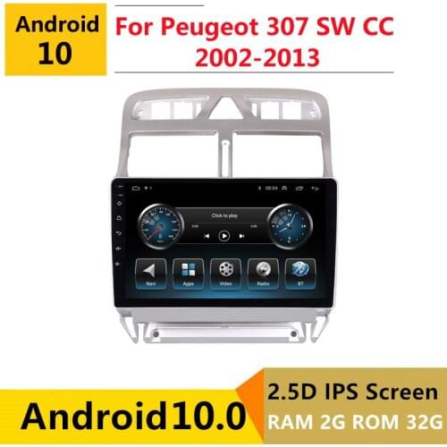 2G RAM Android car stereo for Peugeot 307 sw cc 2002 03 2004 2005 2007 2013 radio navigation GPS Multimedia Player headunit
