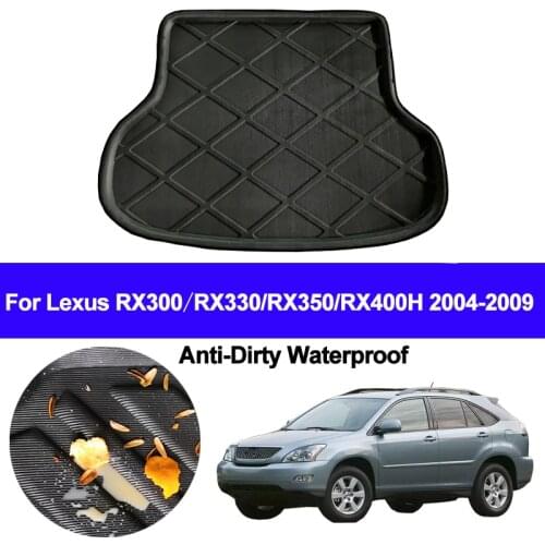 Car Rear Boot Cargo Liner Tray Trunk Luggage Floor Mat Carpets Pad For Lexus RX300 RX330 RX350 RX400h 2004 - 2006 2007 2008 2009