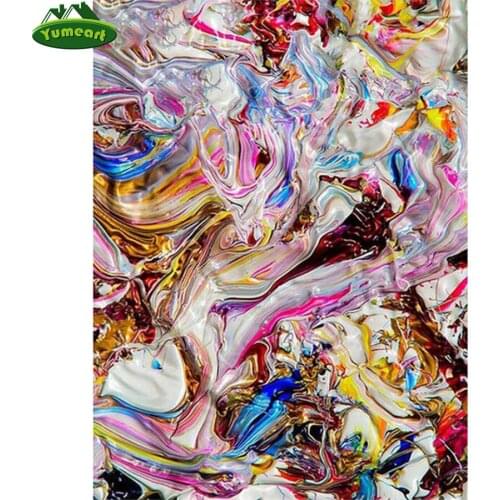 Diy Diamond Mosaic "abstract Colorful Horses"3D Diamond Painting Square Resin Crystal Rhinestone Diamant Embroidery Cross Stitch