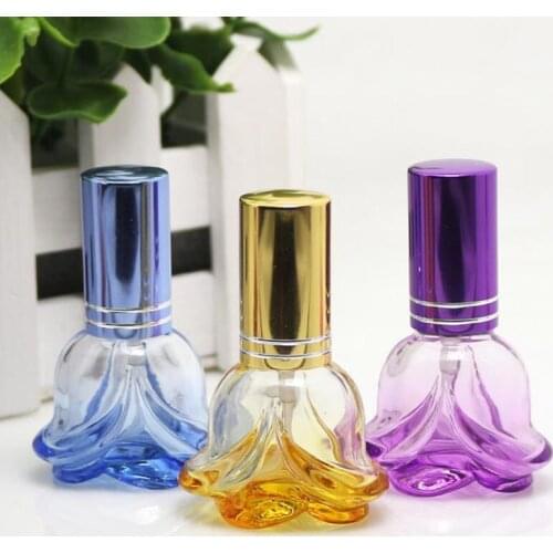 6ml Rose Glass Spray Empty Perfume Bottle Crystal Clear Perfume Bottle Parfums Vaporizador