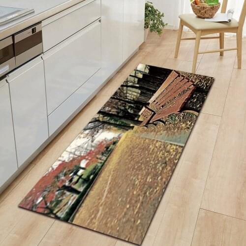 Natural Scenery Entrance Doormat Home Essentials Kitchen Carpet Bedroom Decoration Living Room Hallway Rug Anti-Slip Bath Mat