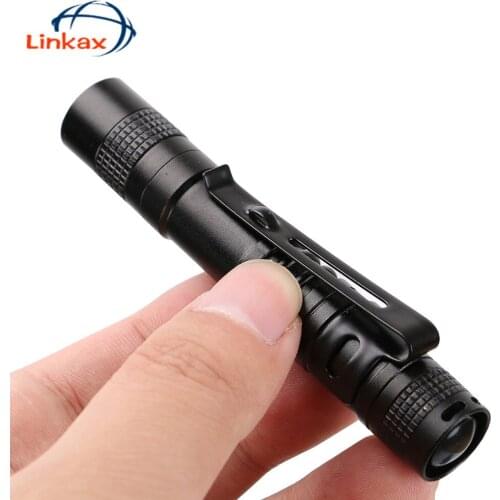 Portable Penlight 600LM XPE-R3 mini LED Flashlight light waterproof 9 cm weight flashtorch cute Lighter Pen Falshlight