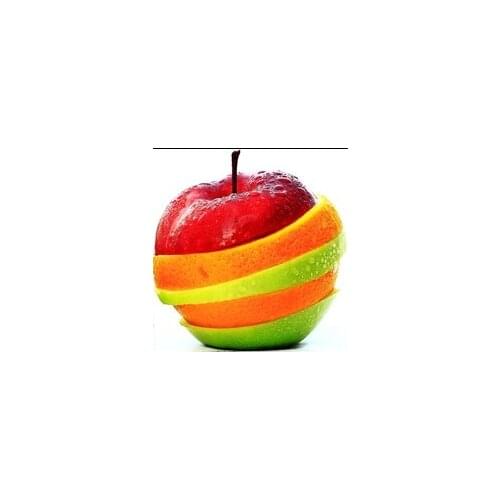 FRUIT APPLE CUT Diy Diamond painting kits diamond painting square drill rhinestone pasted painting unfinis room decor 20x20cm