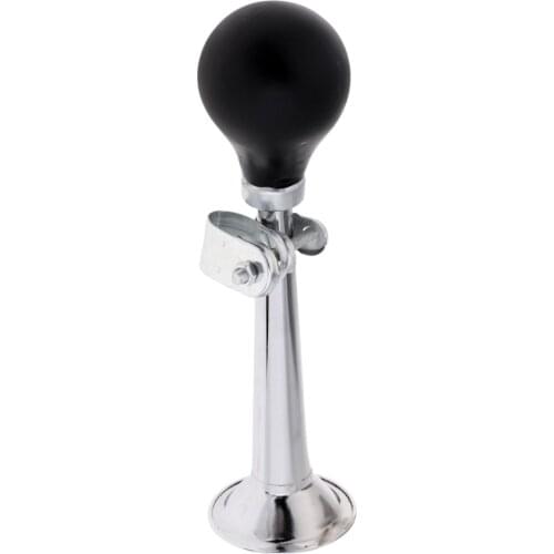 Alloy Cycling Air Horn Hooter Bell Straight Air Horn Rubber Bulb
