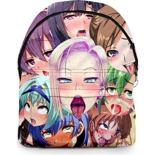 Trendy Classic Hentai School Bags Boys Girls Mini Travel Bags Hentai 3D Print Oxford Waterproof Notebook Shoulder Backpacks