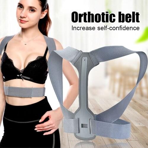 Back Shoulder Support Clavicle Spine Brace Prevents Slouching Breathable Back Straightener SANA889