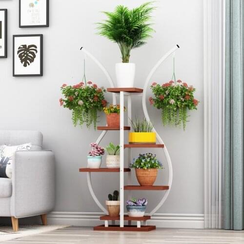 Mueble Varanda Para Wood For Estanteria Plantas Plantenrekken Balcony Outdoor Flower Stand Rack Stojak Na Kwiaty Plant Shelf