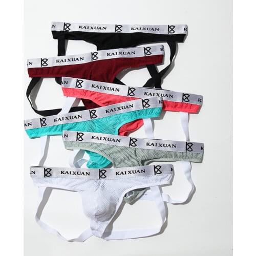 Sexy Underwear Men Tanga Hombre Mesh Gay Underwear Bikini Calzoncillos Hombre Slip Shorts Male Panties Jockstraps Breathable