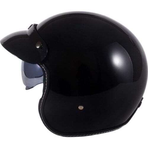 Motorcycle Helmets Electric Bicycle Helmet Open Face dark Lens Men Women Scooter Motorbike Moto Bike Helmet XS size