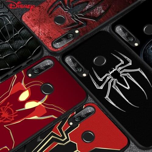TPU Silicone Cover Spider Man Logo For Huawei P40 P30 P20 Pro P10 P9 P8 Lite E Plus 2019 2017 Phone Case