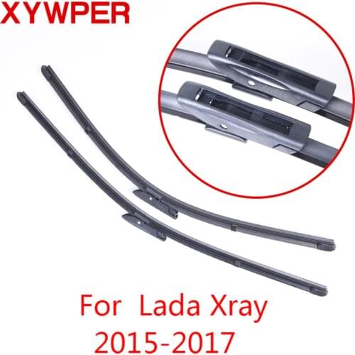 XYWPER Wiper Blades for Lada Xray 2015 2016 2017 Car Accessories Soft Rubber Windshield wipers