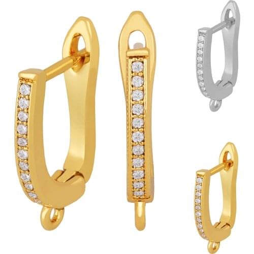 OCESRIO Handmade Bead Long Strip Zircon Earrings Hooks For Women With Stone Crystal Bohemian Hollow out Boho Jewelry erha044