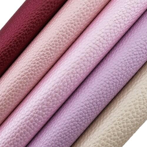 30*136cm Roll Pearly Dark Red Lychee Faux Artificial Synthetic Leather Fabric For Bag Earring DIY Honghuxing CN281