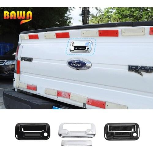 BAWA Car Stickers For Ford F150 Car Tailgate Handle Decoration Cover Stickers Accessories For Ford F150 Raptor 2009-2014