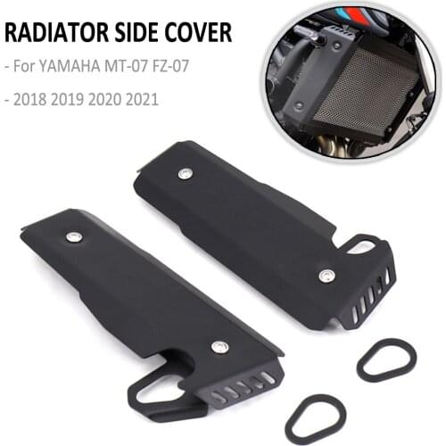 For YAMAHA MT-07 MT07 MT 07 FZ-07 FZ07 FZ 07 2018 2019 2020 2021 Motorcycle Radiator Grille Cover Protector Guard Side Covers