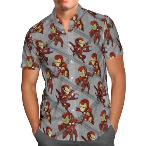 New Anime 3D Beach Hawaiian 2021 Summer Mens Shirt Short Sleeve Shirt Streetwear Oversized 5XL Camisa Social Chemise Homme-89
