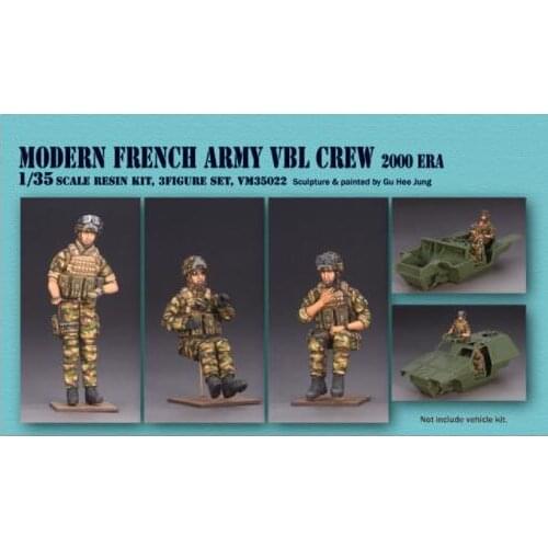 New Unassembled 1/35 Modern French Army Crew Resin Kit DIY Toys Unpainted resin model