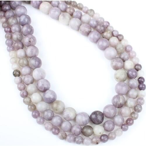 Natural Syringa Stone Beads Semi-precious Loose Beads Strand Size 4/6/8/10mm Beads For Jewelry Making Whosale Price Top Sell