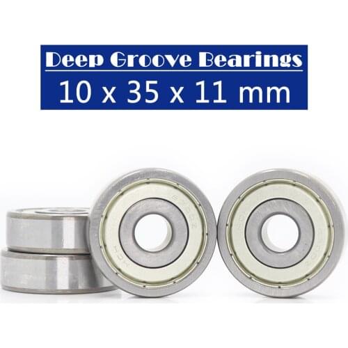 6300ZZ Bearing 10*35*11 mm ABEC-3 ( 4 PCS ) For Blower Vacuums Saw Trimmer Deep Groove 6300 Z ZZ Ball Bearings 6300Z