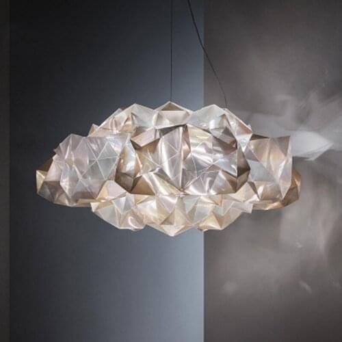 Nordic Clouds Pendant Lights ABS Lamp Dark Clouds Hanglamp Personality Decorate Hanging Light For Hotel Lobby Restaurant