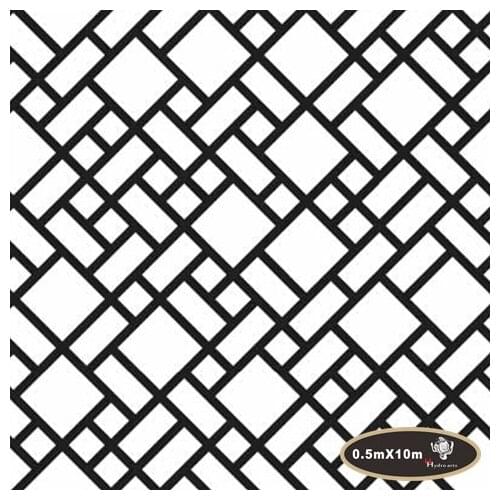 Popular concise Square Hydrographic Film water transfer printing film 50cm*10m hydro dipping HFJ0251