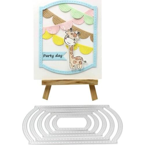 Border Frames Metal Cutting Dies Stencils for DIY Scrapbooking Stamp/photo album Decorative Embossing DIY Paper Cards