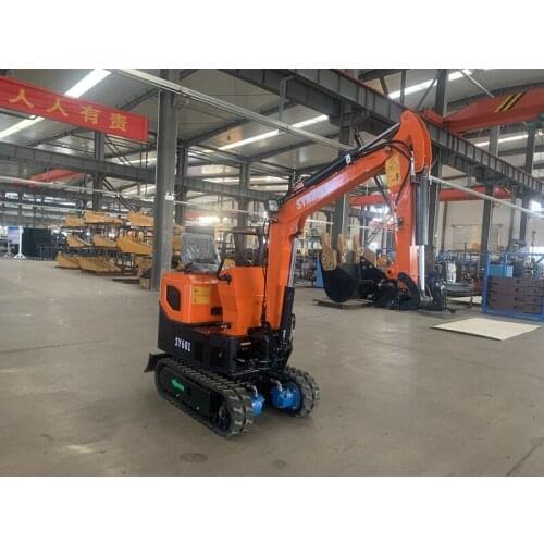 Farm Garden Use 1Ton Digger Crawler Bucket Excavator Mini Digger SY601 Constrction Tools