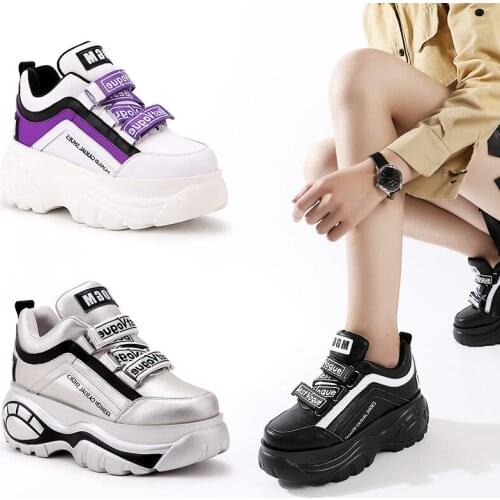 Warm Shoes Women Fashion Brand Platform Sneakers Lady chaussure Autumn Female footware Winter Increased Shoes Fur White Shoes