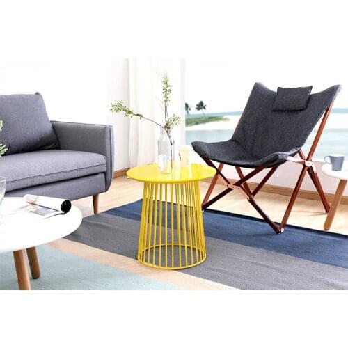 Living Room Coffee Table Home Furniture minimalist modern metal lron round Tea table The Nordic multi-function Side a few table