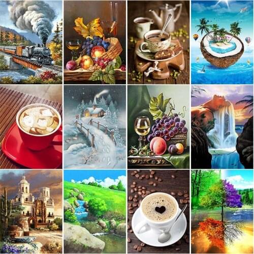5D DIY Diamond Painting Full Round Square Drill Embroidery Animals Rhinestones Pictures Craft Art Handmade Home Decoration