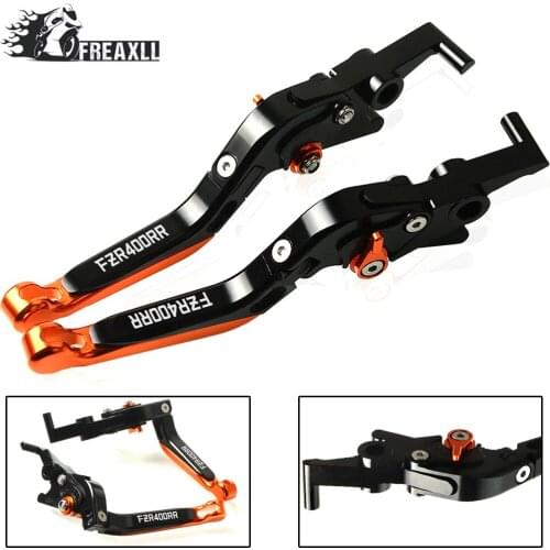 CNC Aluminum Motorbike Handle Grips Motorcycle Adjustable Folding Extendable Brake Clutch Levers For YAMAHA FZR400 RR 1991-1995