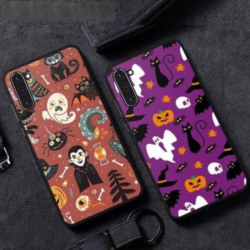 Halloween horror cartoon funny Phone Case For Samsung A51 A32 A52 A71 A50 A12 A21S S10 S20 S21 Plus Fe Ultra