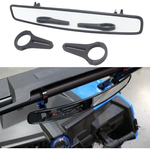 For Can Am Commander Maverick 800 1000 for POLARIS RZR XP 900 Ranger UTV Rear View Race Mirror with 2" Clamp for Yamaha Viking