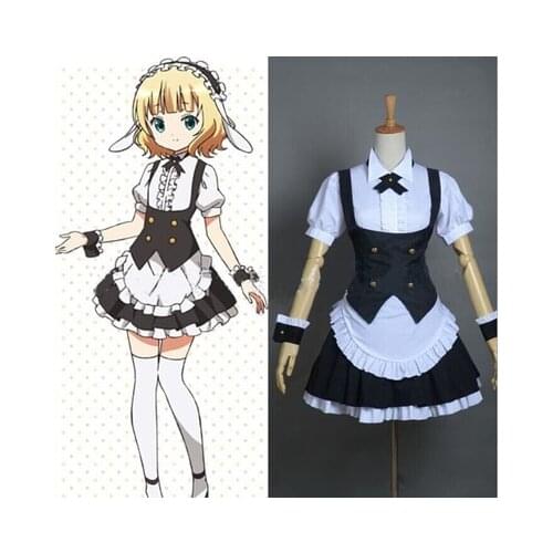 Is the Order a Rabbit? Maid uniform cosplay costumes