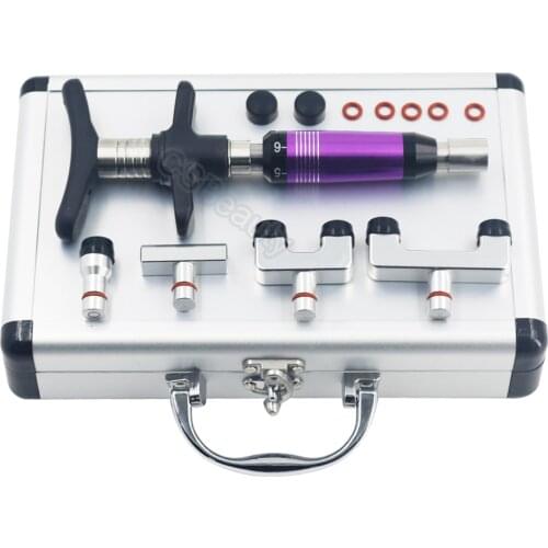 Chiropractic Adjusting Tool Correction Spinal Activator Gun Spine Massage Corrector Therapy Body Relaxation6 Levels 4 Head