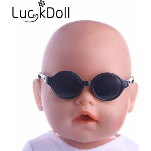 Hot Sell Sunglass doll sunglass fit 18Inch American Doll&43cm Baby Doll