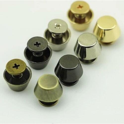 Metal Screw Rivets Wrapped Alloy DIY Spikes for Bags Hardware Handbag Decorative Studs Crafts Leather Belt Watchband Nailhead