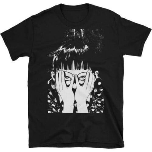 Junji Ito Suehiro Maruo Anime Girls New Fashion Hot Mens T-Shirt Summer O Neck Cotton Custom Printed T Shirts
