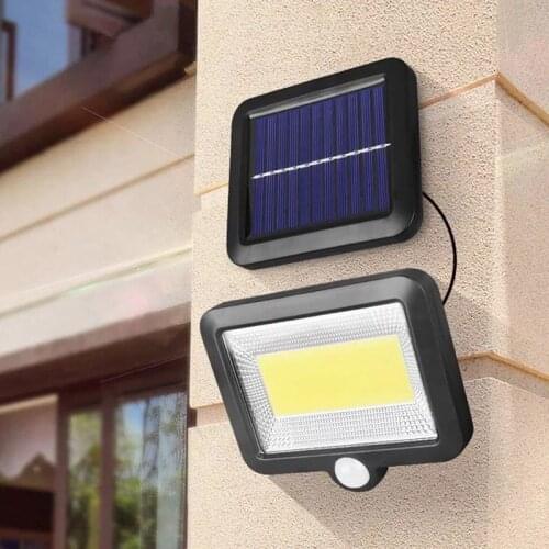 56/100 LED Solar Light 3 modes PIR Motion Sensor Detection Wall Lamp Solar porch street Lamp Waterproof Outdoor Lighting