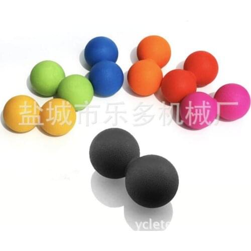 WholeSale 50pcss/lot Peanut Lacrosse Ball Mobility Massage Ball Myofascial & Trigger Point Release Muscle Roller Ball Crossfit