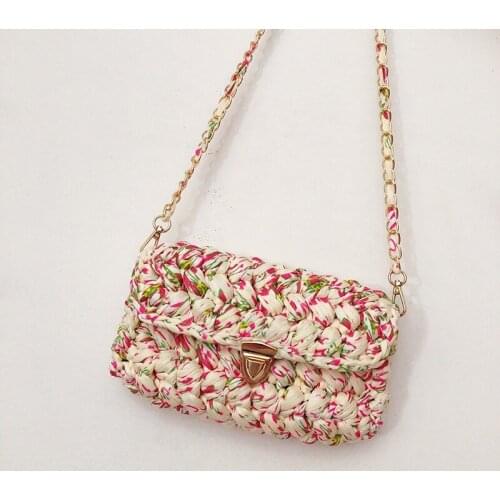 Woven Bag Cloth Line Yarn Hook Bag Woven Wool Hand Knitted Crochet Tools Suitable For Handbags Shoulder Bag Accessories