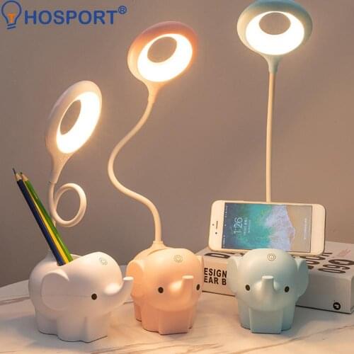 Folding USB LED Desk Lamp Pen Holder Eye Protect Reading Learning Light for Students Night Light Living Room Bedroom Decor