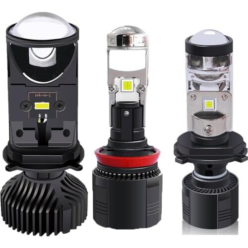 High/Low Beam Lamp H7 LED Mini Projector Lens Lamp H4 9003/HB2 H8 H11 H9 9005 HB3 9006 HB4 6000K 12V Car Auto Headlight RHD LHD