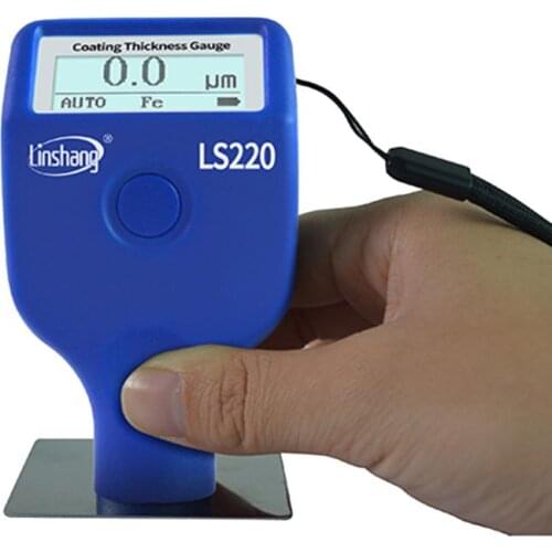 Paint Coating Thickness Tester 0-2000μm 0.1μm Fe NFe Probe Gauge LS220 For Auto Car Dropshipping