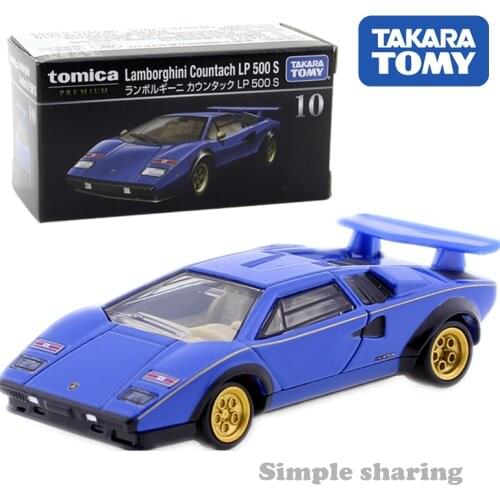 Tomica Premium No. 10 Lamborghini Countach LP500S Scale 1:61 TAKARA Tomy AUTO CAR Motors Vehicle Diecast Metal Model New Toys