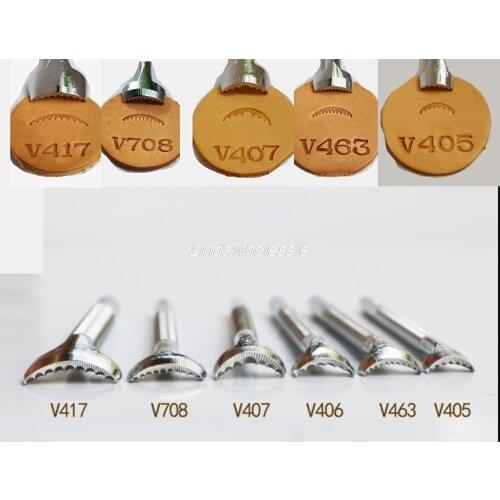 Japanese leather craft Printing Tools V405/V406/V407/V413/V417/V463/V708,leather tools