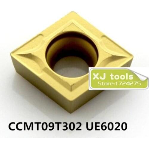 10pcs CCMT09T302 UE6020/CCMT09T302 UE6020/CCMT09T302 UE6020 carbide inserts for SCLCR/SCKCR Turning tools,Cutting Tips for Steel
